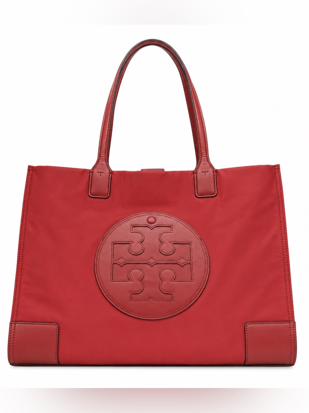 Tory Burch Red Logo Tote